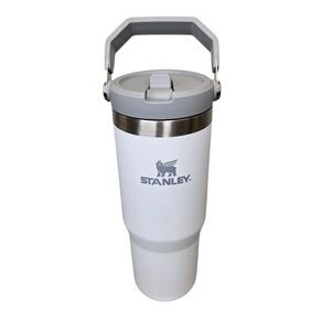 Stanley Ice Flow Flip Straw 30oz Tumbler White Grey